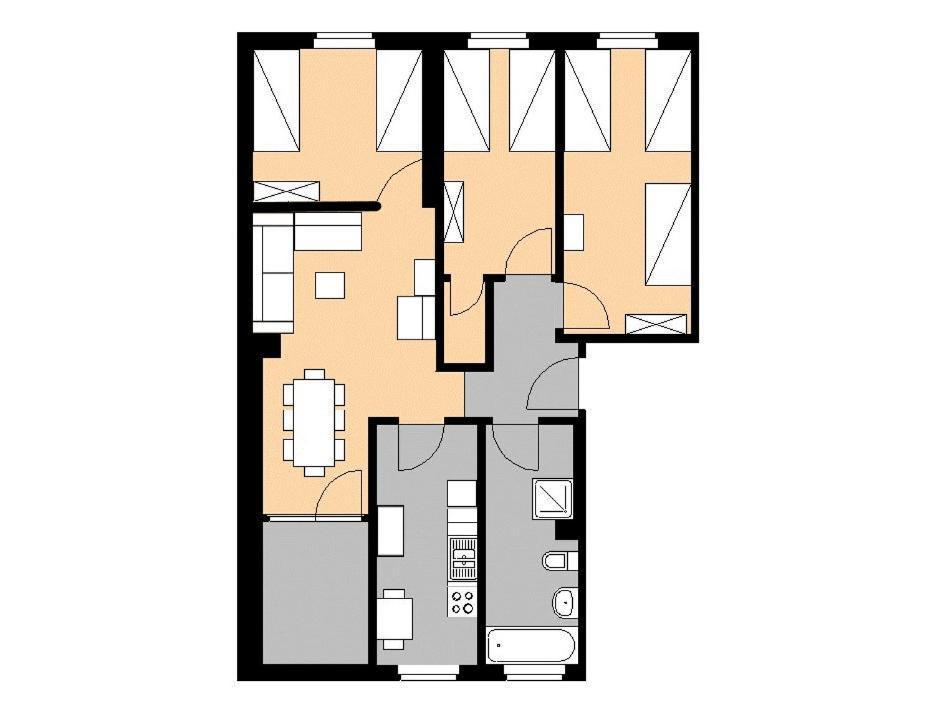 Apartment M M Central Apartments Gruppen, Handwerker Und Monteure Budget